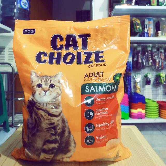 

Makanan Kucing CAT CHOIZE ADULT SALMON 800Gr