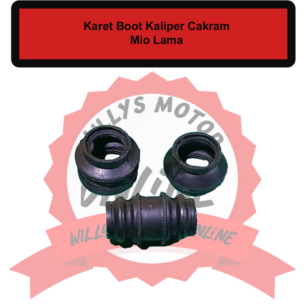 Karet Boot Kaliper Cakram Depan Mio Lama Mio Karbu Old 1 SET