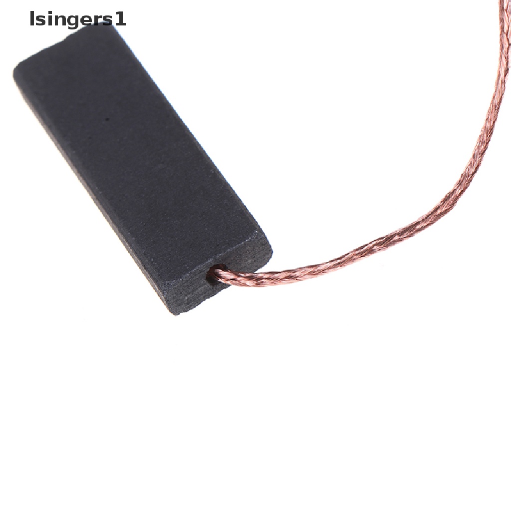 (lsingers1) 2pcs Sikat Karbon Warna Hitam Ukuran 5x13.5x40mm Untuk Mesin Cuci