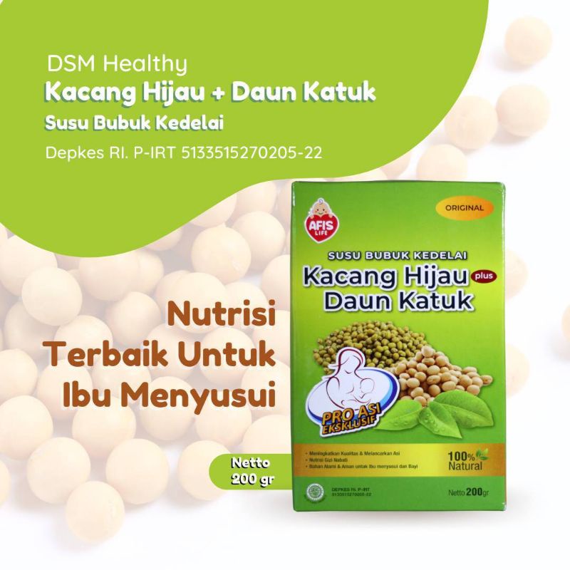 

Susu Ibu Menyusui Kacang Hijau + Daun Katuk 200gr