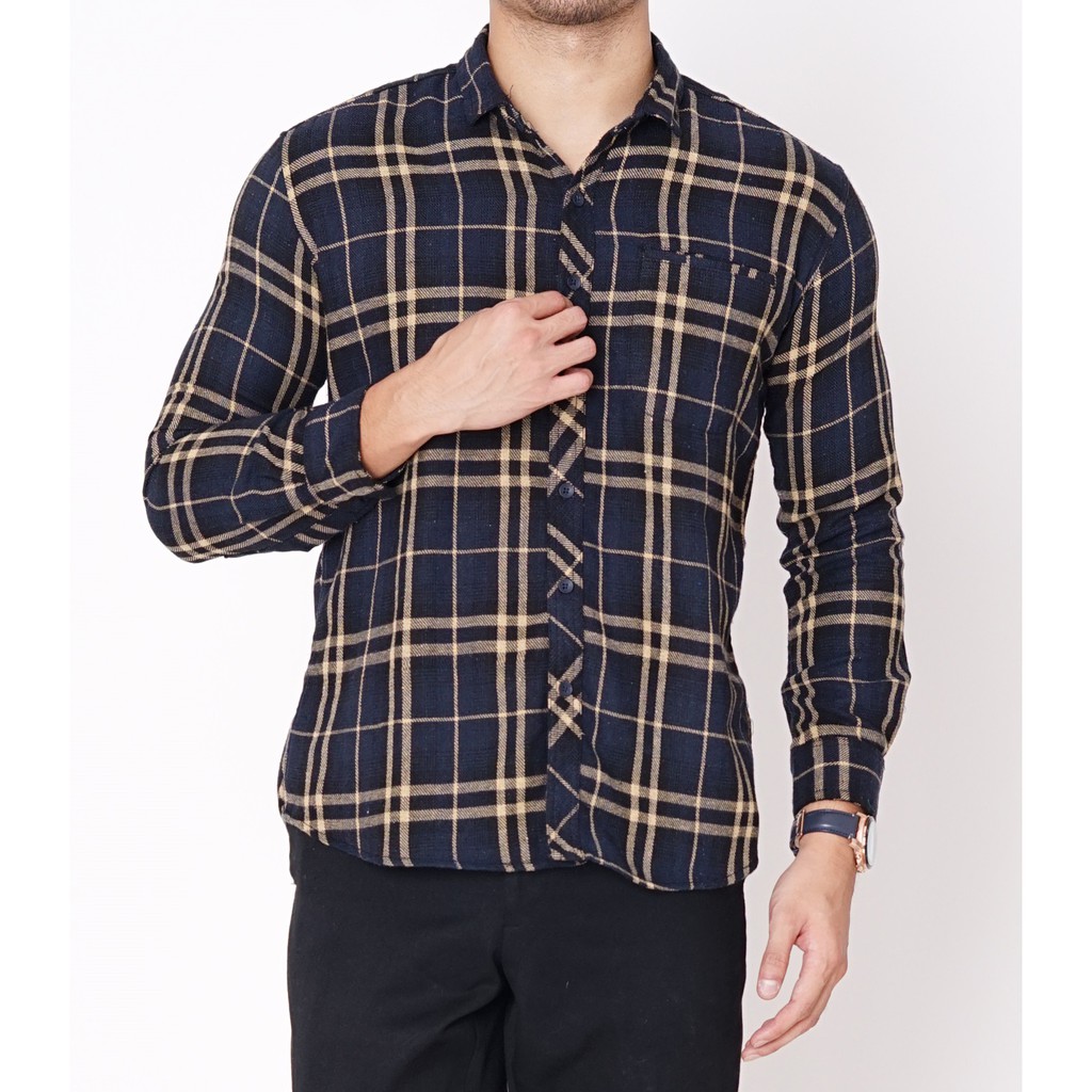 

Dancus - Kemeja Premium Flanel Pria Tangan Panjang Semi Formal Kualitas Import M-XXL