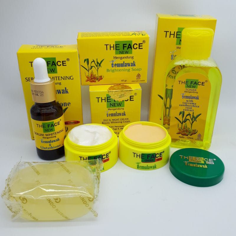 Paket The Face Temulawak Dan Collagen Ori Bpom Whitening 5in1