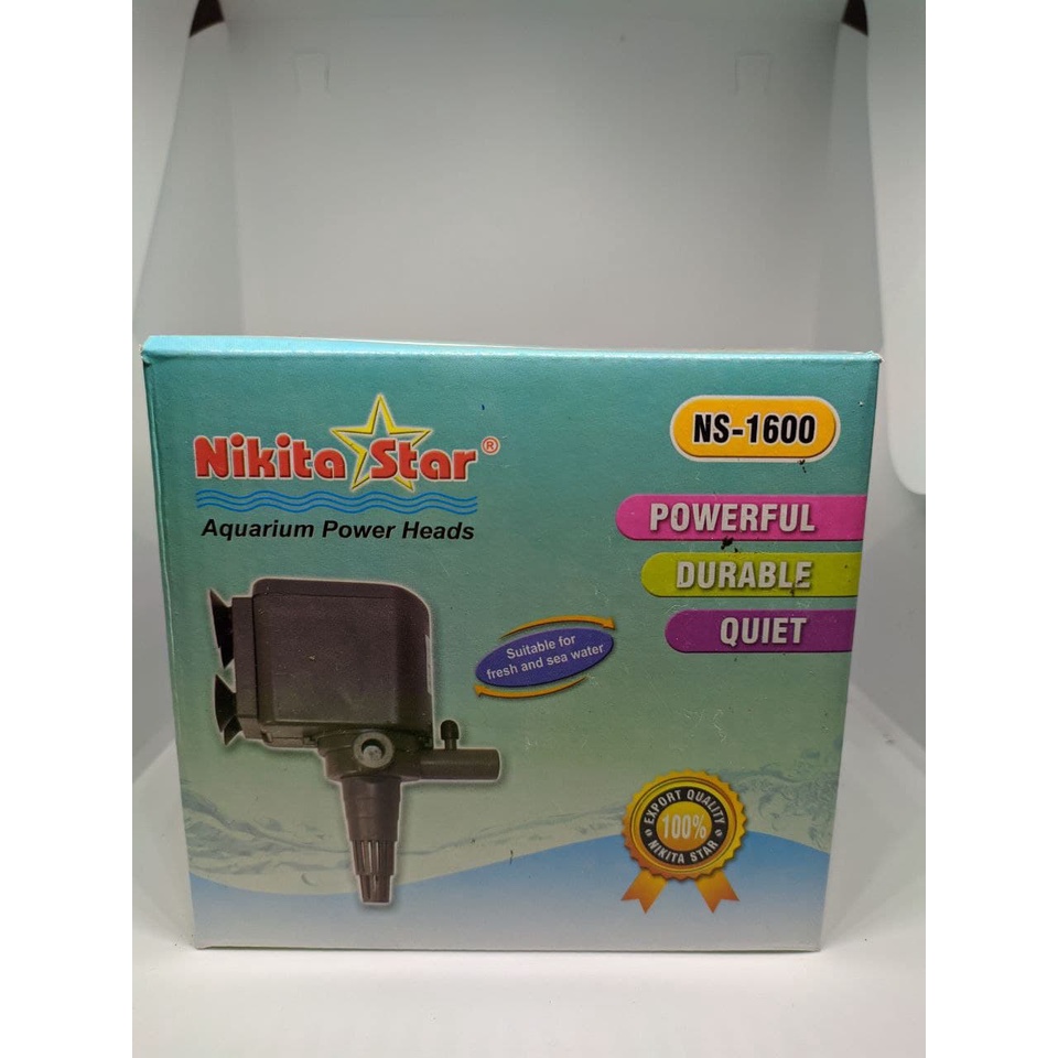 Pompa Air Celup Aquarium Power Head Nikita Star Ns-1600 Ns1600 Ns 1600 Mesin Akuarium Murah