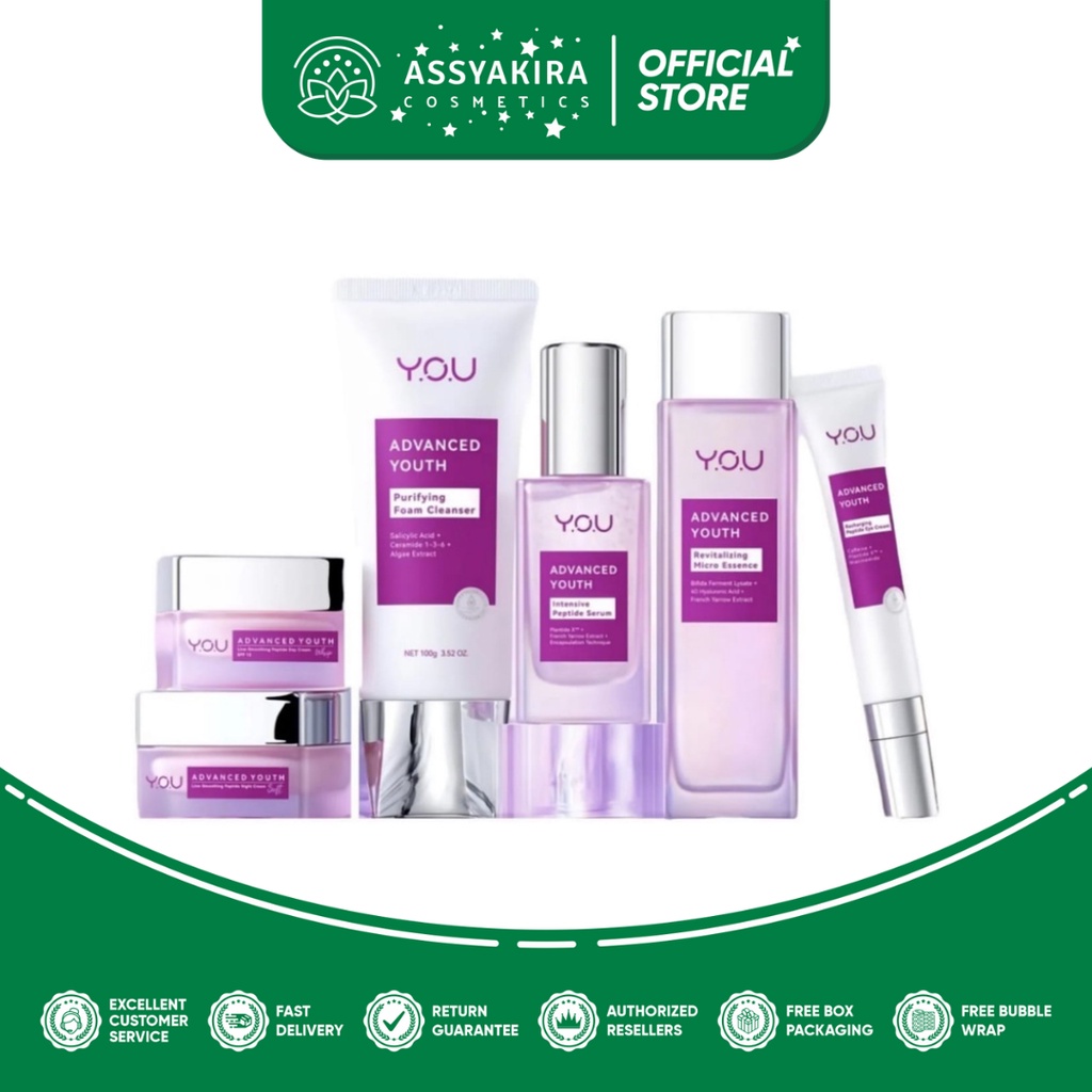 YOU Advanced Youth Series (Intensive Serum/Peptide Eye Cream/Ninght Cream/Foam Cleanser/Moist Essense)