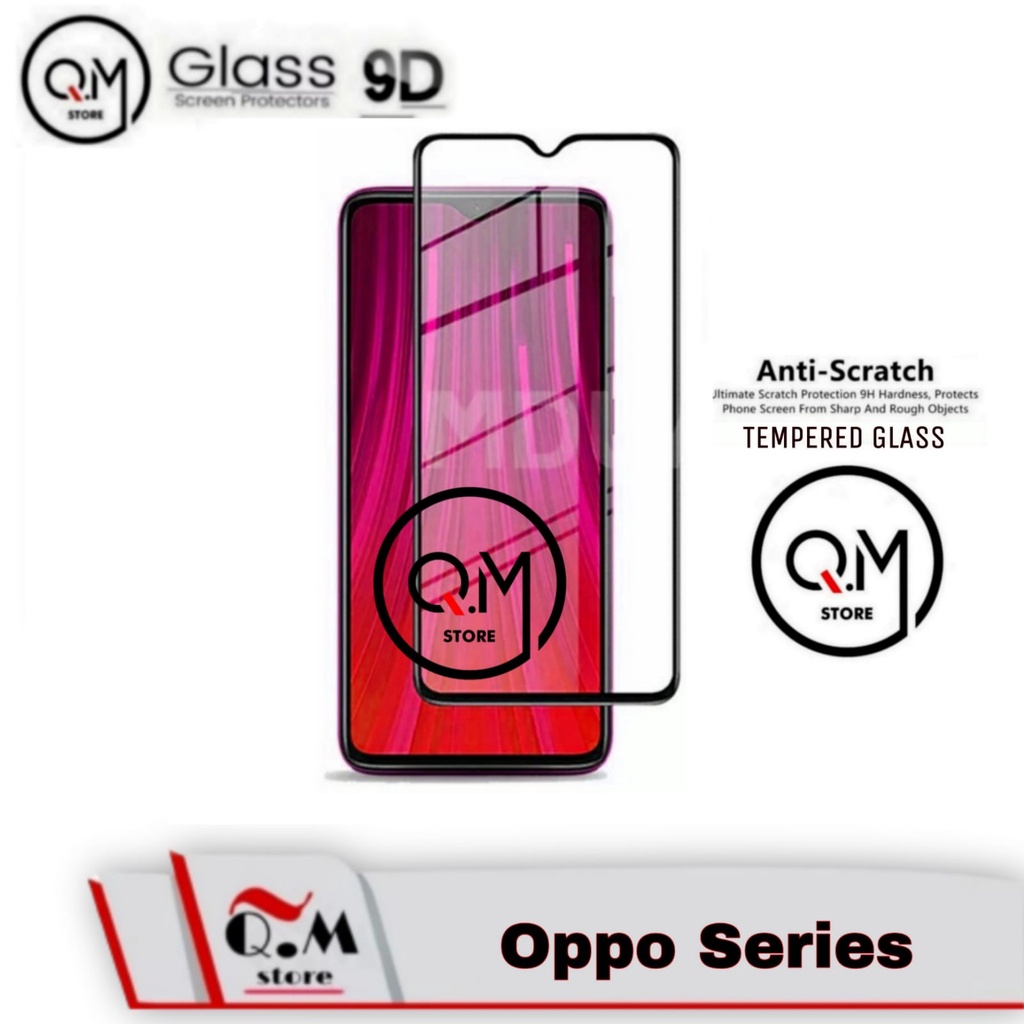 Tempered Glass OPPO A5S / A7 / A7X / F9 / A12 / A11K / Realme 2 / Realme 2 Pro Anti Gores Layar Full Cover