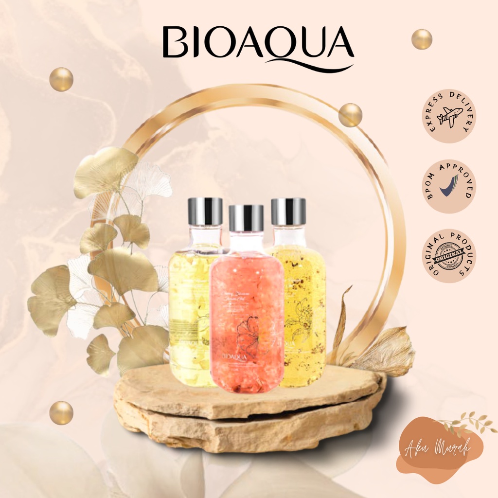 ✨ AKU MURAH ✨Bioaqua Shower Gel with Flower Petals 250gr