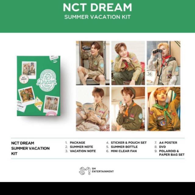 [READY] SHARING NCT Dream Summer Vacation Kit