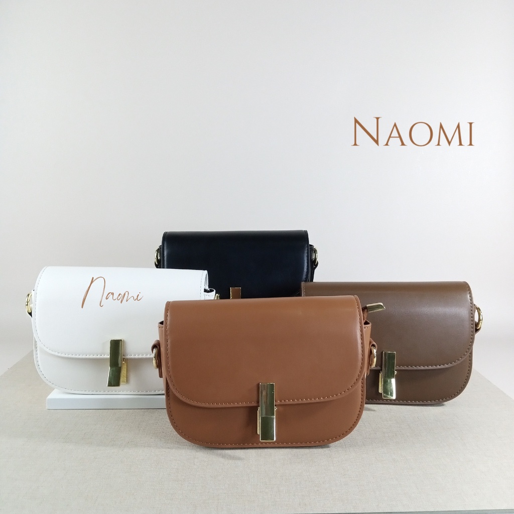 NAOMI - Theresia Sling Bag Import - Tas Selempang - Tas Kulit Wanita Impor - Tas Fashion - Tas Wanita - Tas Naomi - Naomi Bag