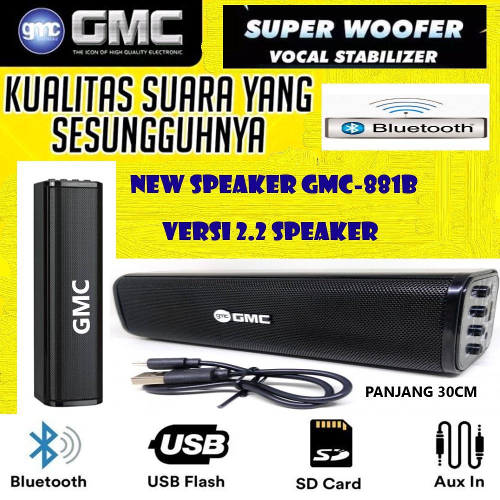 Speaker Portable GMC 881B/Bass MANTAP