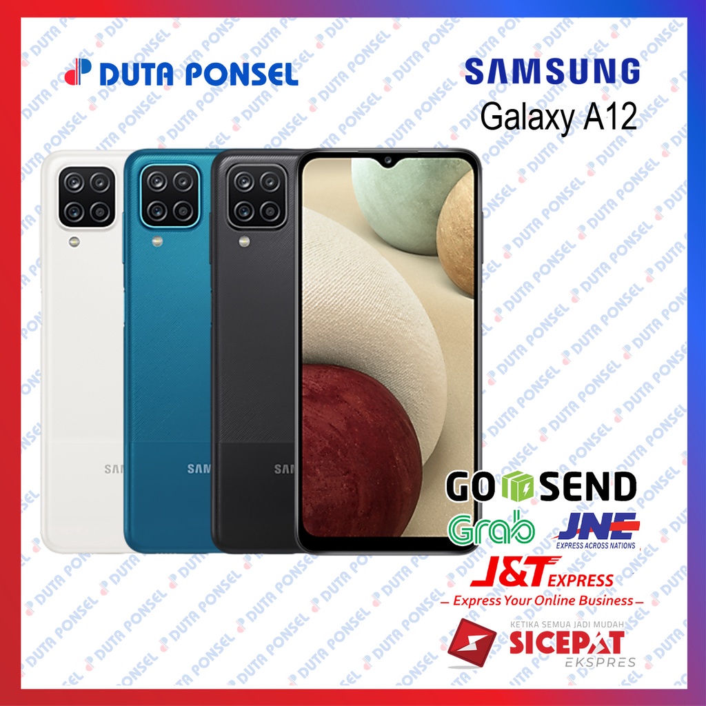 Samsung Galaxy A12 RAM 4/128 GB Garansi Resmi SEIN