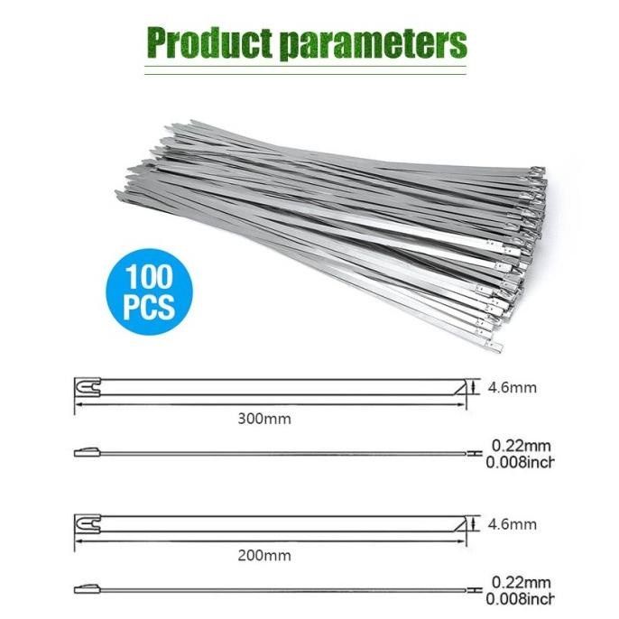

Kabel Ties Besi Stainless Cable Klip Kabel Tali Kawat Kabel Cable Tie