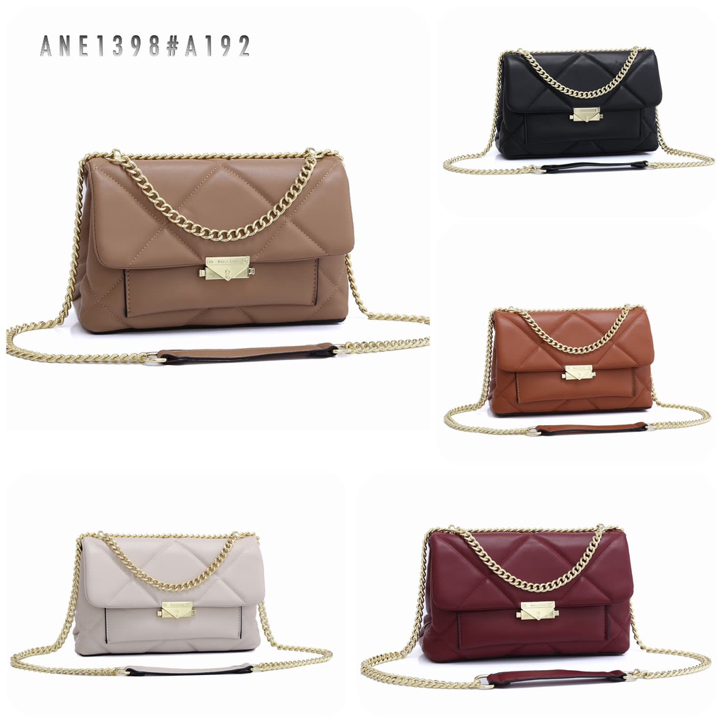 ANELA LYNE SLING BAG WITH CHAIN STRAPS ANISIA 1398#A192 ORIGINAL