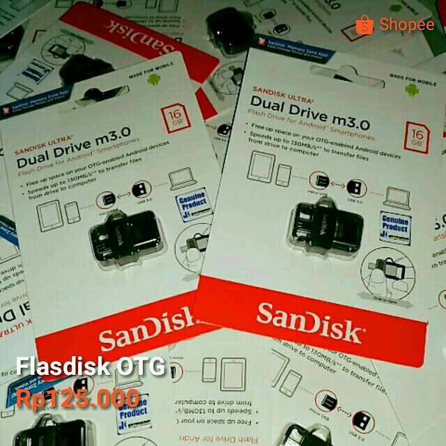 Sandisk flasdisk OTG 16gb