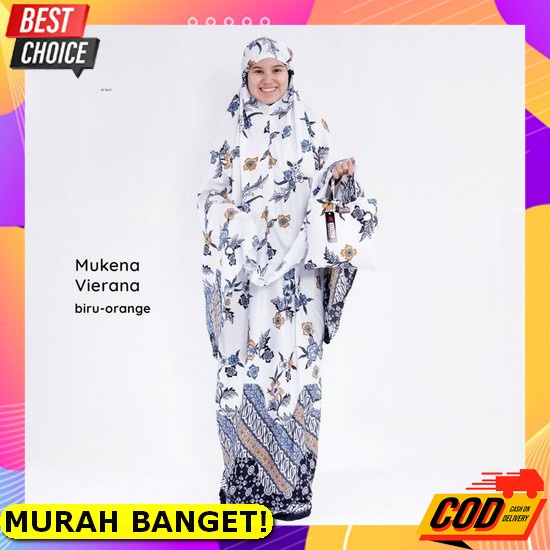Mukena Dewasa Silk Set Bagus Promo Terusan Jumbo A6R1 Wanita Rayon Termurah Kualitas Terbaik Import 
