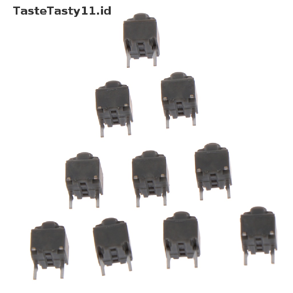 10pcs Tombol Mute Ukuran 6x6 X 7.3 Untuk Mouse Wireless