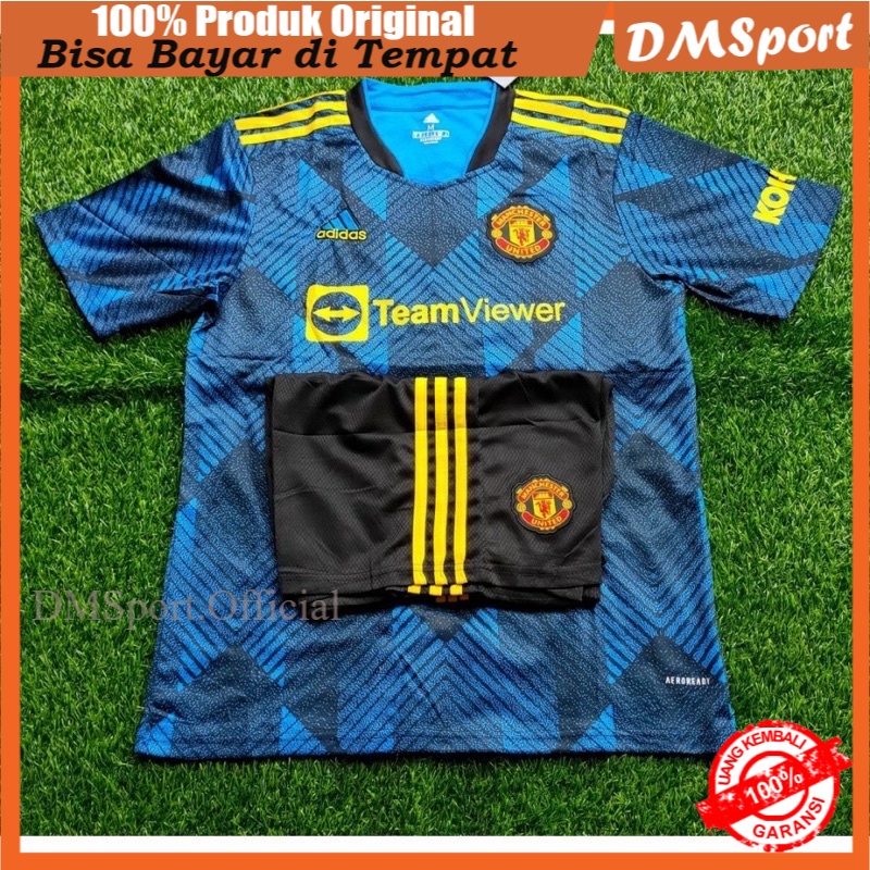 JERSEY BOLA FULLSET MU 3RD 2021/2022 GRADE ORIGINAL ASLI IMPORT