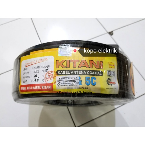 Kabel Antena TV Kitani 5C - 90 Meter Kualitas Bagus