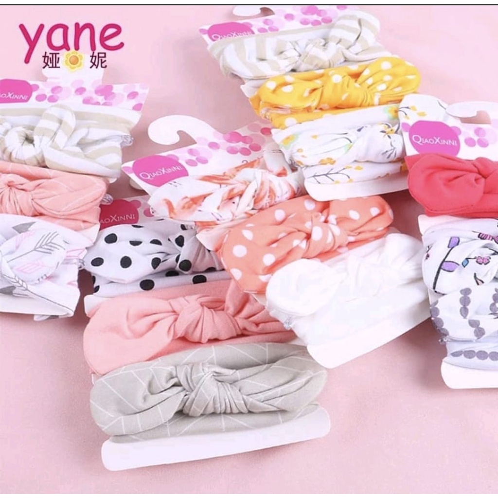 Head Band Baby / Bandana Bayi 3 in 1 PILIH MOTIF!