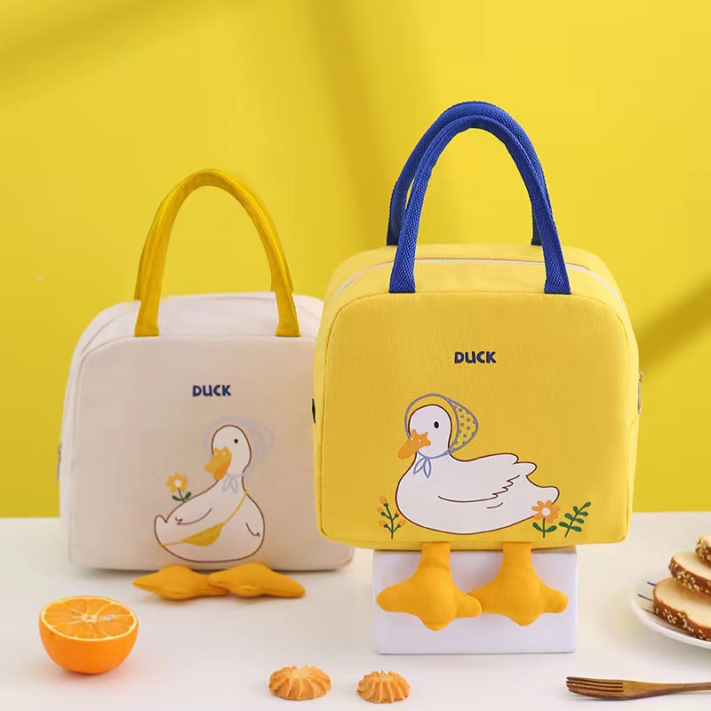 TAS MAKANAN/TAS TAHAN PANAS BERMOTIF BEBEK