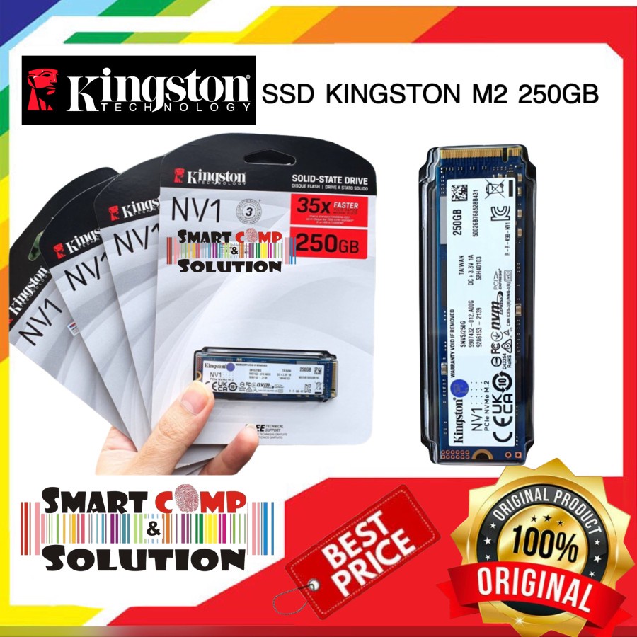 SSD M2 NVME 2280 250GB KINGSTON NV1 GARANSI RESMI