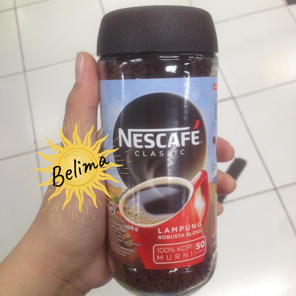 

Nescafe Kopi Classic Jar 100gr & 200gr