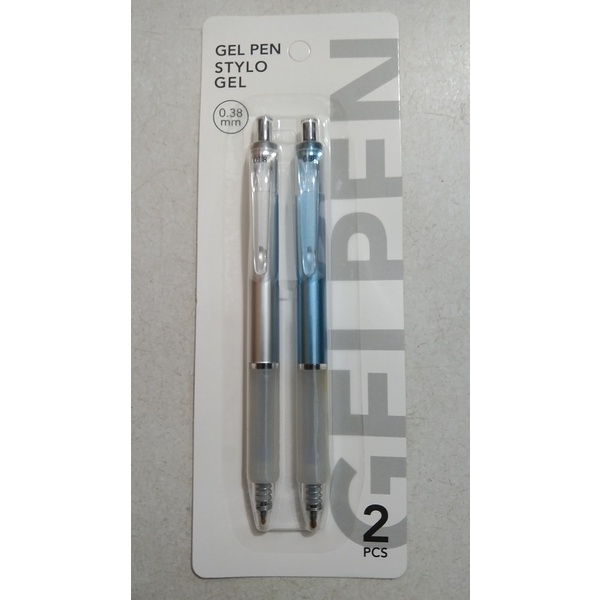 

MINISO Gel Pen Pena Pulpen Ballpoint 0.38mm Set 2Pcs