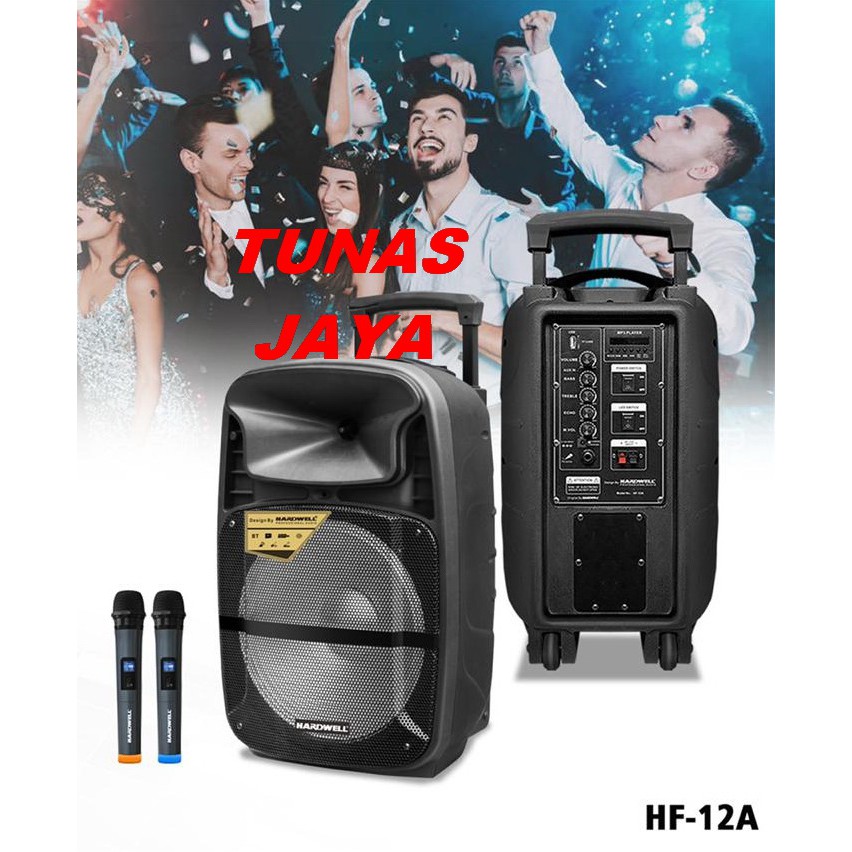 Speaker Portable Wireless Hardwell HF 12A - HF 12 A Original