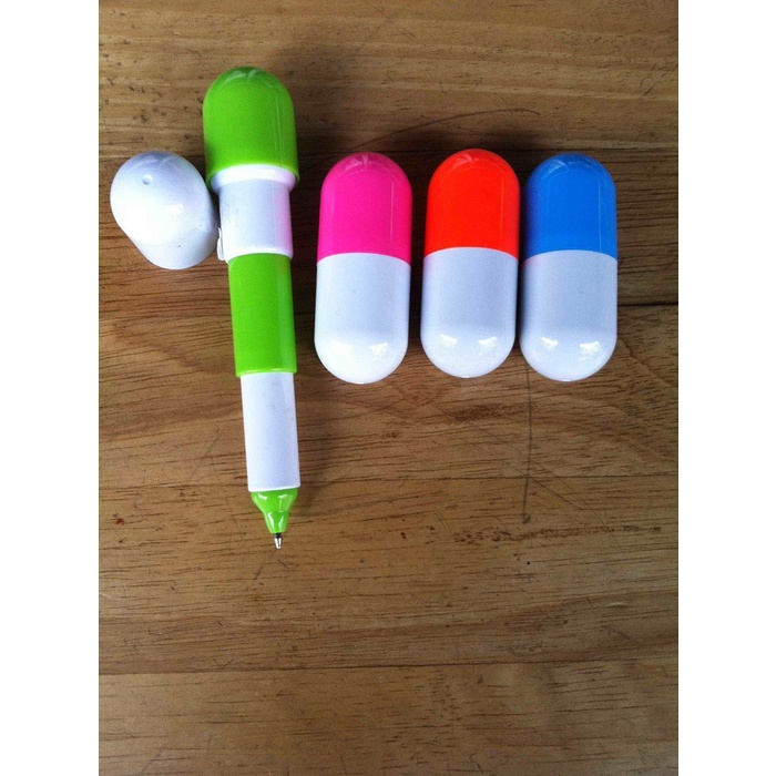 

pulpen kapsul pen unik ballpoint souvenir lucu murah