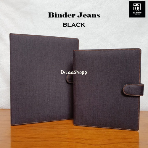 

Binder Levis Warna Hitam A5 Dan B5 - A5 022