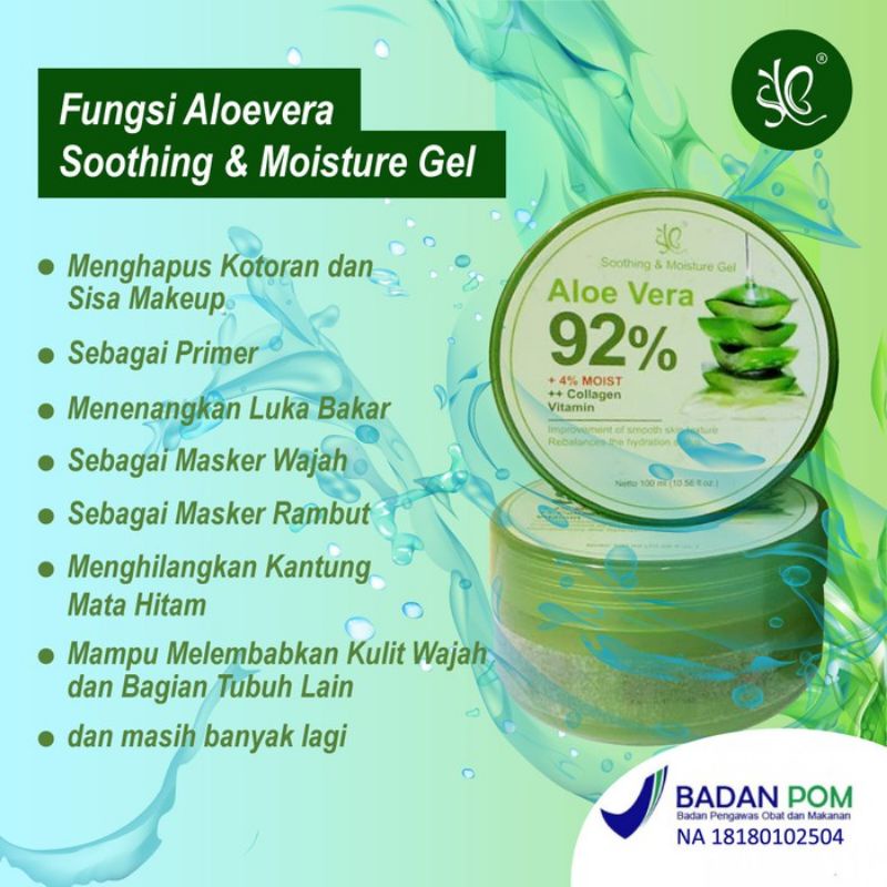 SYB soothing and moisture gel aloevera gel 100 ml