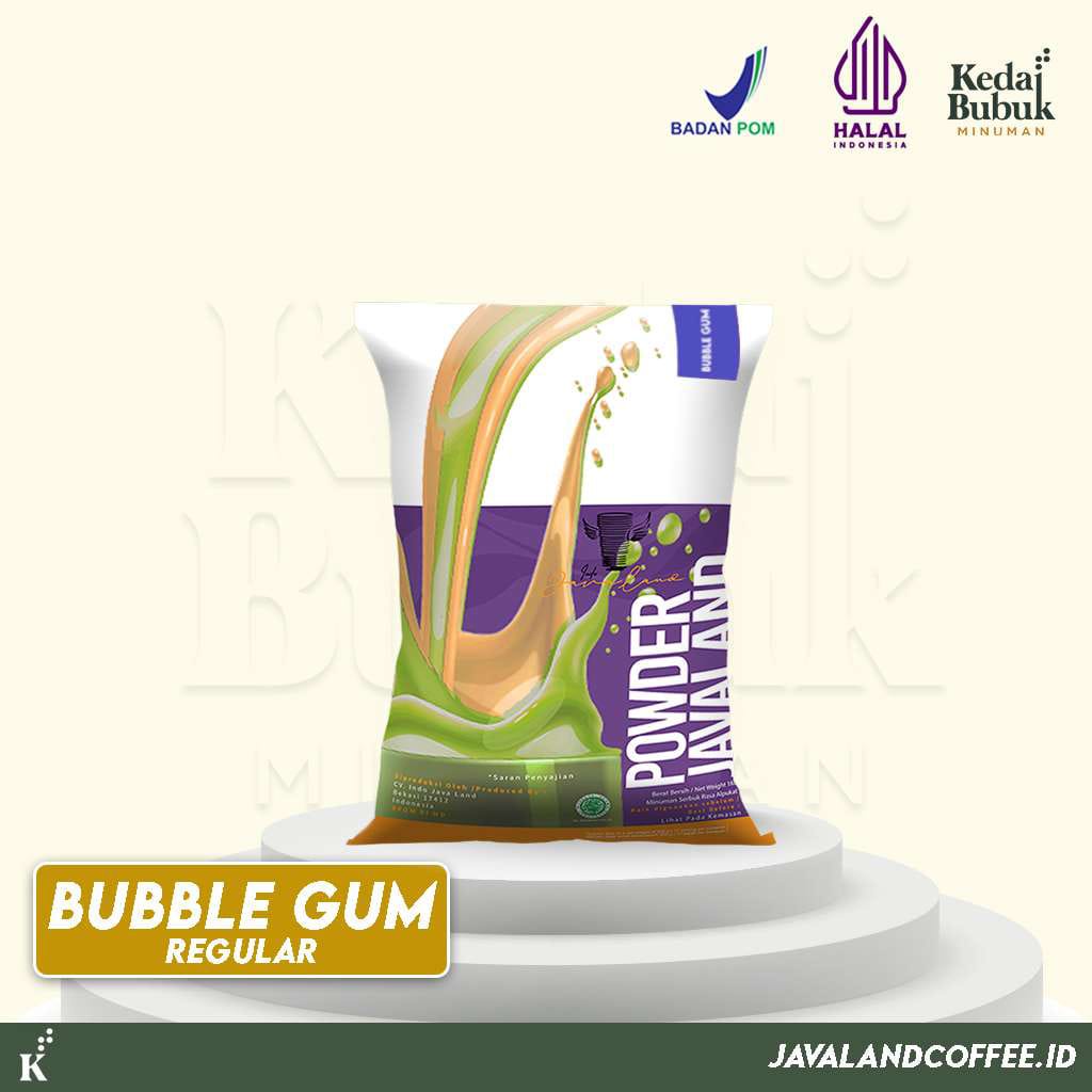 

BUBUK MINUMAN | REGULER | BUBBLE GUM - ORIGINAL JAVALAND 1 KG