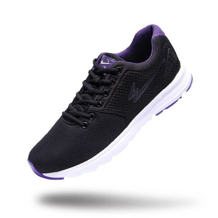 PROMO SEPATU OLAHRAGA EAGLE "HYBRID" RUNNING / LARI 100% ORIGINAL - HITAM UNGU, 41