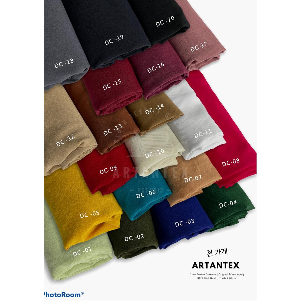 Kain Diamond Crepe Premium LRA Shopee Indonesia