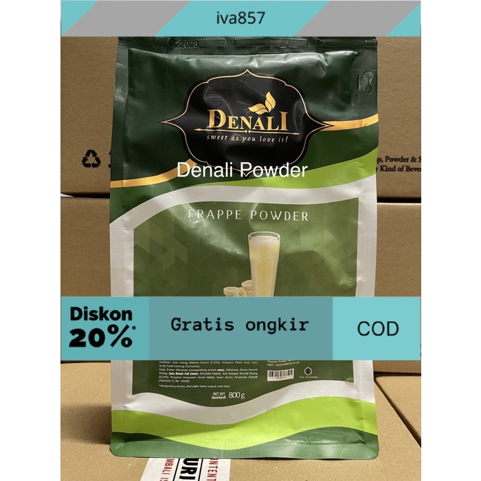 

PROMO Banana Powder Merek Denali GRATIS ONGKIR