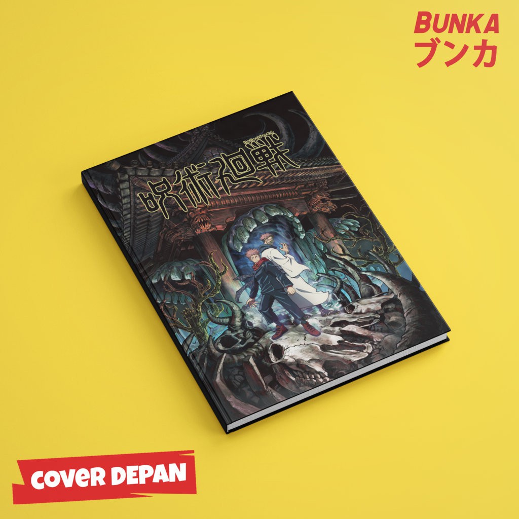

Notebook Anime Jujutsu Kaisen Domain Hardcover A5 Buku Tulis Catatan Note Agenda Planner Jurnal
