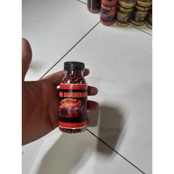 pelet ikan premium maximum/pelet premium 100ml