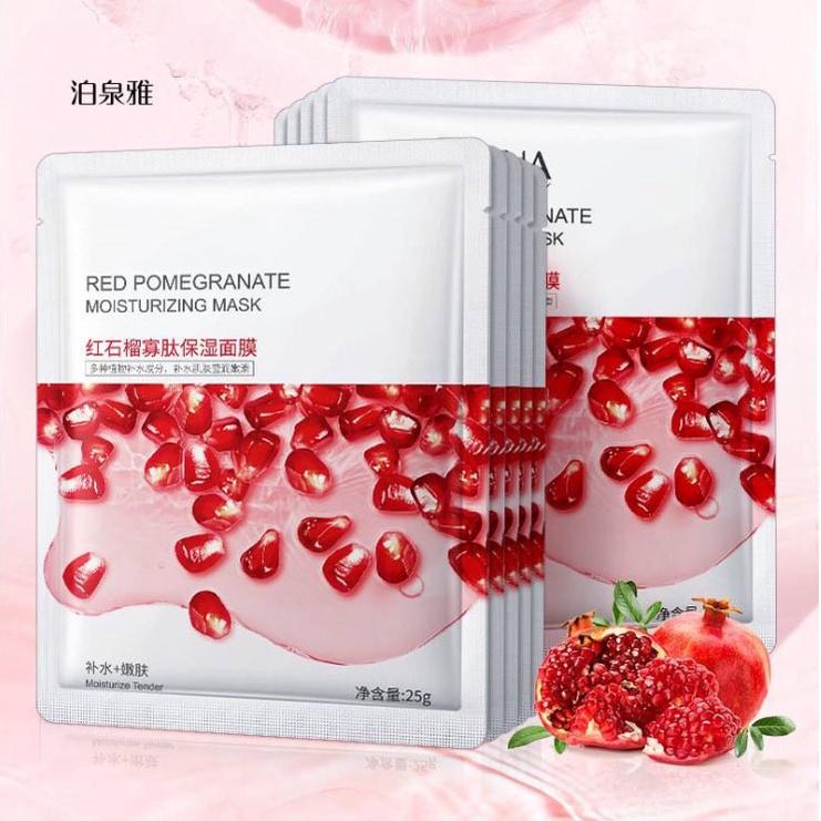 Isi 5 Pcs RANDOM Termurah !! Moisturizing Tender Mask Masker Wajah Pemutih dan Glowing / Masker Wajah Viral Tiktok Masker Muka Anti Komedo Kusam Sheet Mask / Masker Wajah Original Murah Asli Skincare Alami Pelengkap Make Up – Masker Wajah Organik Korea