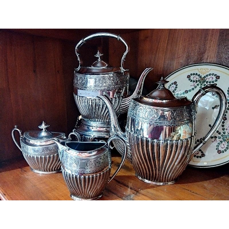 Theeservies Tea Set Silver Eropa Antik