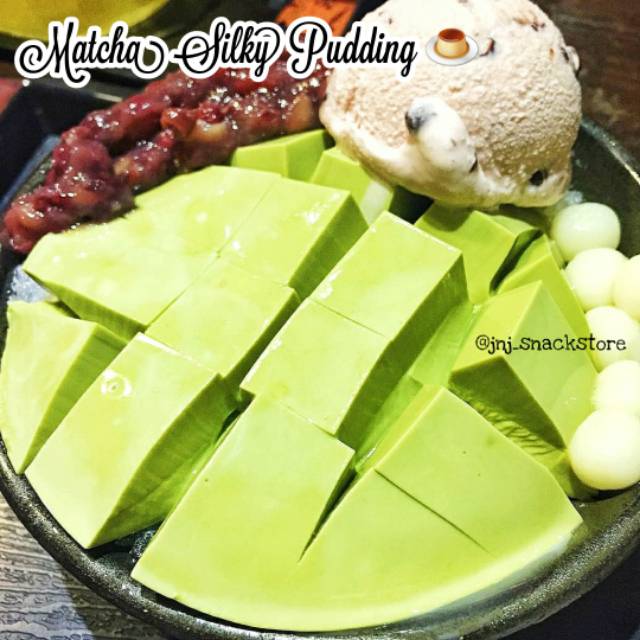 

MATCHA SILKY PUDDING / BUBUK SILKY PUDDING MATCHA
