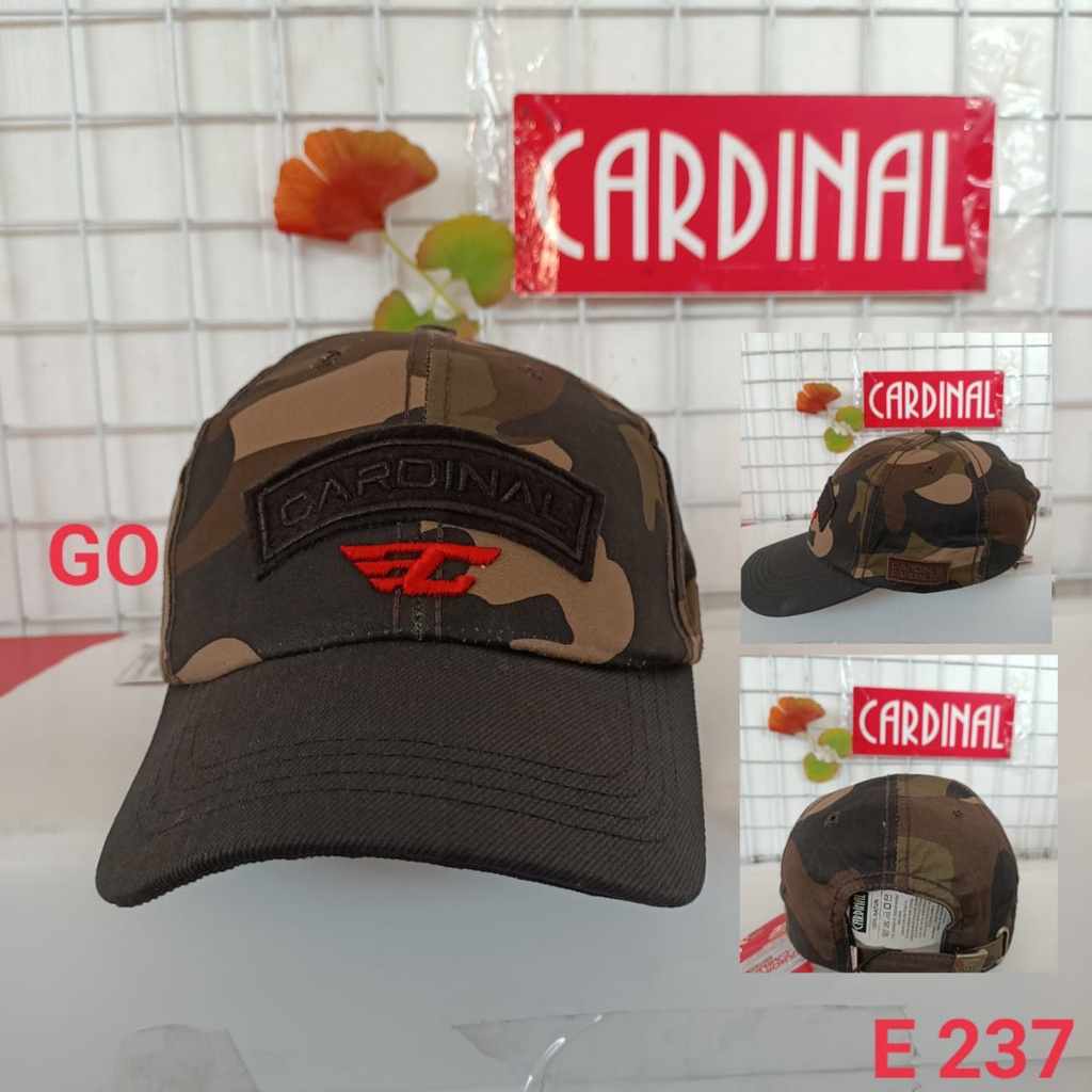 BB CD CARDINAL TOPI CARGO 100% Original Topi Cowok Casual Terbaru