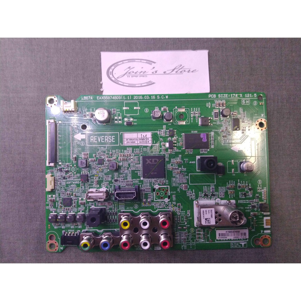 MB TV LG 32LH510D - MAINBOARD 32LH510 D - MICOM 32LH510D