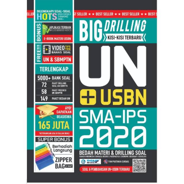 Buku UN : Big Drilling Kisi-Kisi TERBARU UN USBN SMA IPS 2020 (Termurah)-0