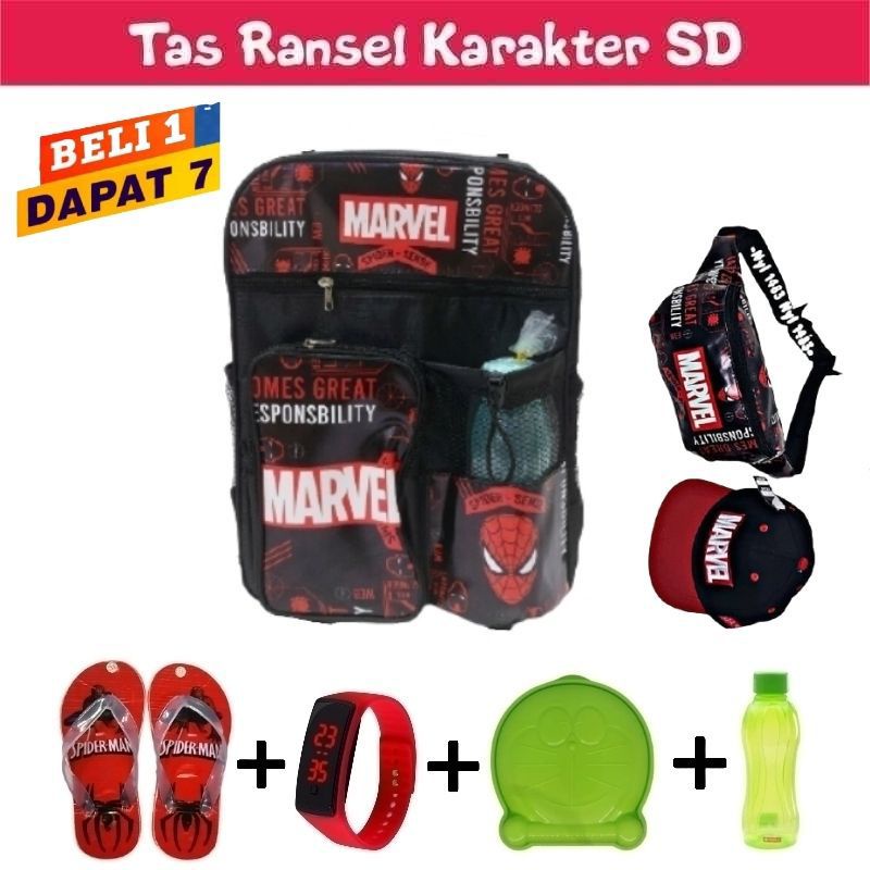 Tas Ransel Anak / Tas Anak Laki-laki SD TK / Tas Anak Sekolah Laki-laki Murah /