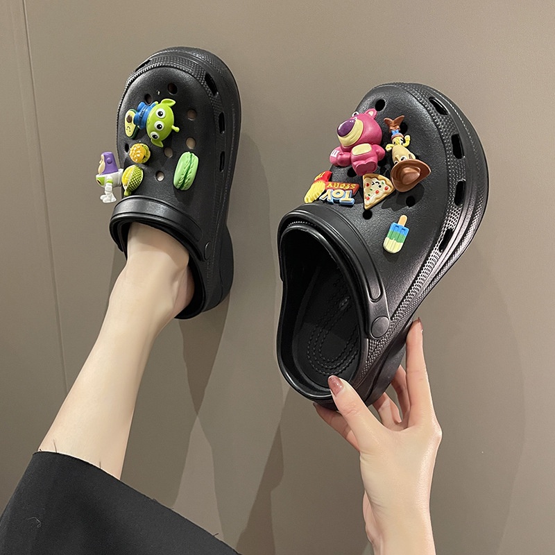 LUMMYSHOP SANDAL WANITA CROC BUZZ ANDY TOY STORY PREMIUM