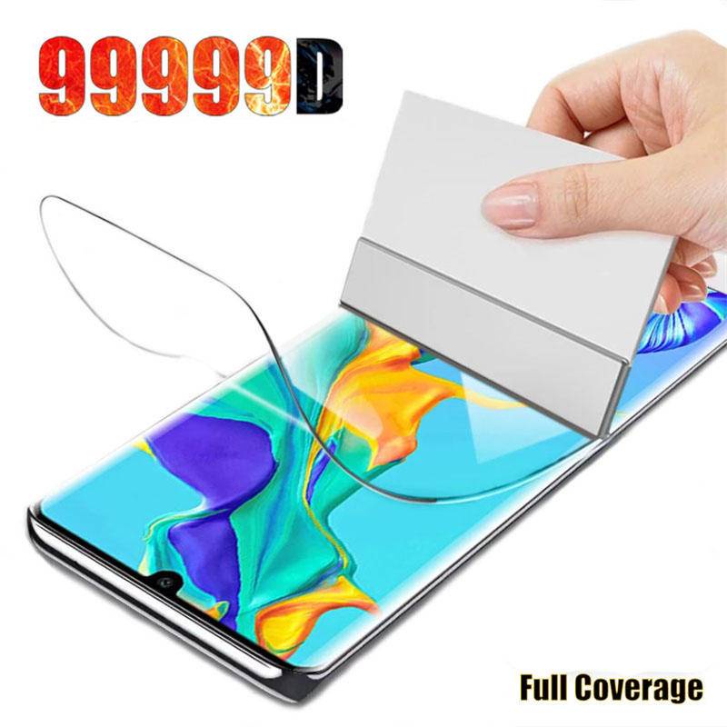 Pelindung Layar Tempered Glass HD Hydrogel Untuk Huawei Mate 20 40 P20 P30 P50 Pocket P40 Pro Plus P40 Lite Pro + NOVA 3E 4E 5T 8 8i 9 7i 7 SE Y5 Lite 2018