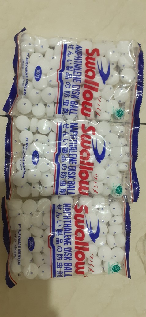 Kamper Swallow Naphthalene Disk Ball 300gr 300 Gr 300g