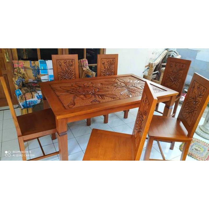 KURSI MAKAN MINIMALIS MEJA MAKAN MINIMALIS KURSI