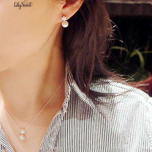 Fashion Style Korean Style Square Berbentuk Cubic Earrings Ear Studs