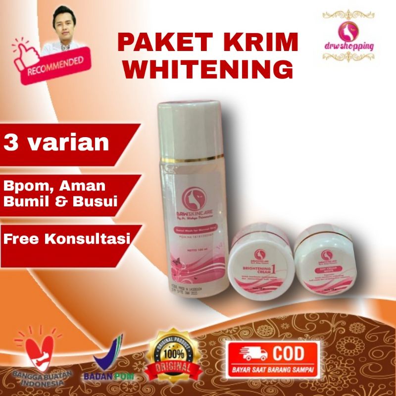 Krim Flek Pencerah Wajah Glowing Busui Bumil Aman Bpom drw skincare ori