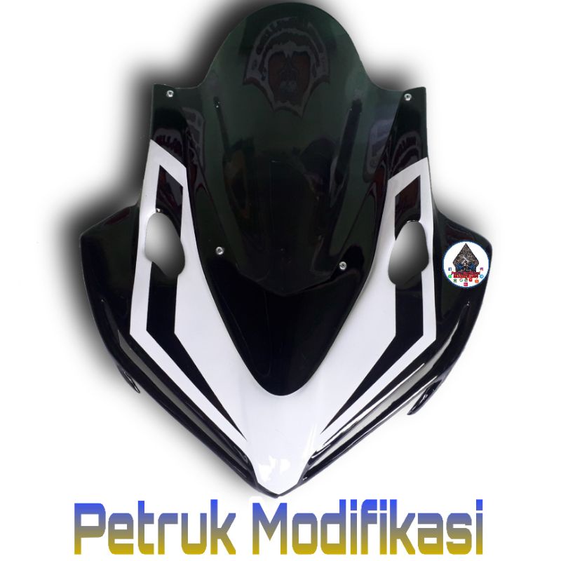 Cover Headlamp Topeng Kedok Visor V4 Buat CBR150R Facelift K45G